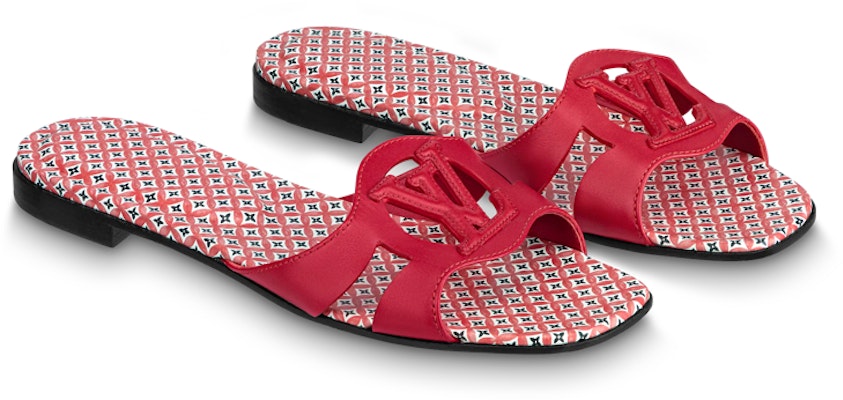 (Women) Louis Vuitton Isola Sandal 'Red Leather' 1ABU4G Lookbook (Women) Louis Vuitton Isola Sandal 'Red Leather' 1ABU4G