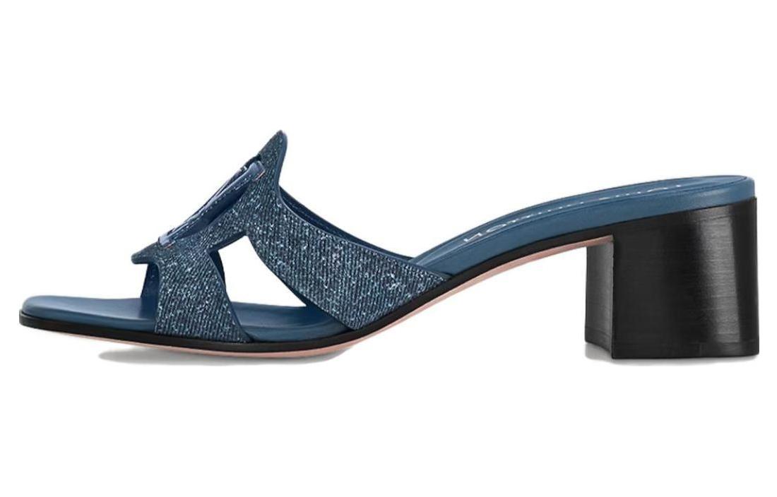 (Women) Louis Vuitton Isola Slide 'Blue' 1ACBBE