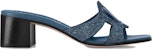 (W) Louis Vuitton Isola Selipar 'Biru' 1ACBBE