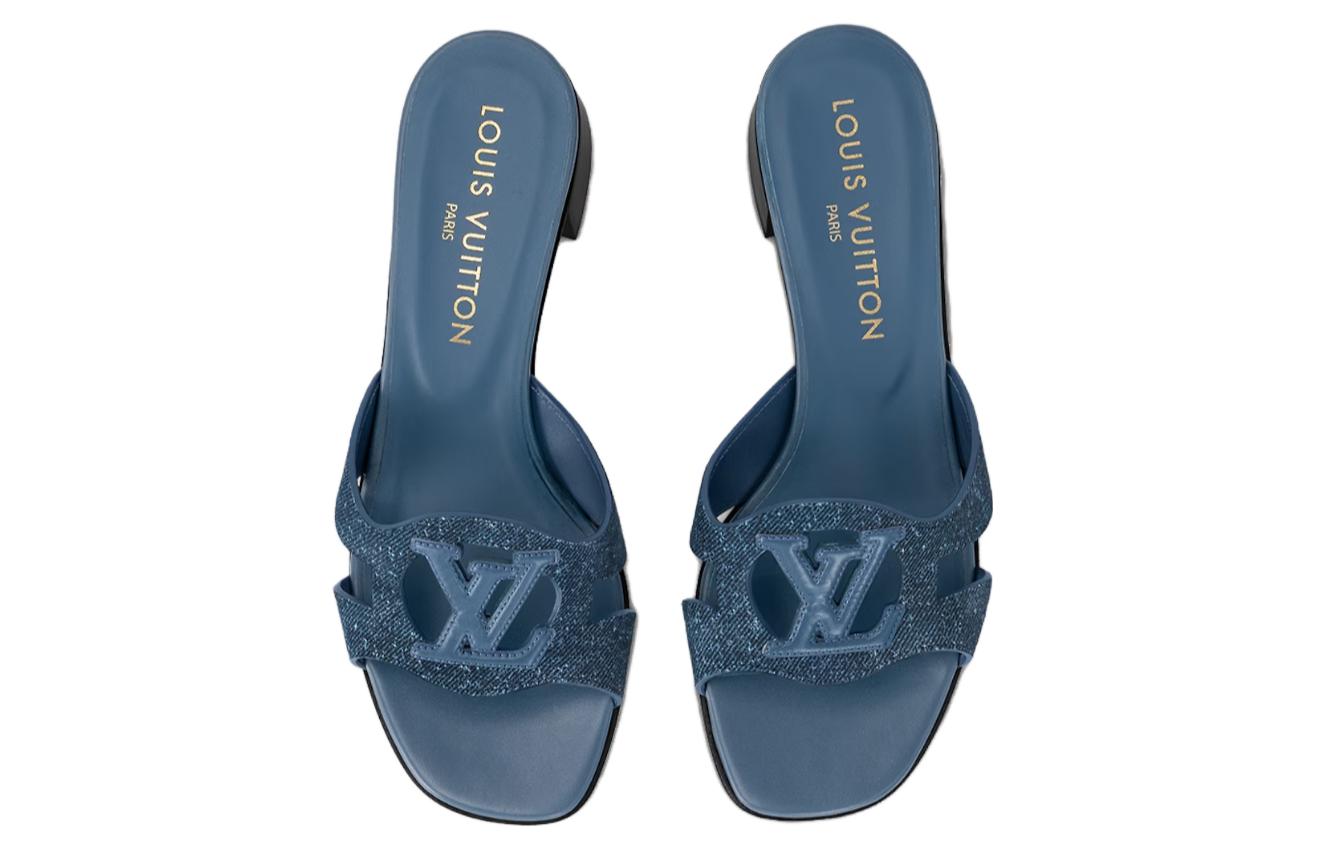 Shop (W) Louis Vuitton Isola Selipar 'Biru' 1ACBBE