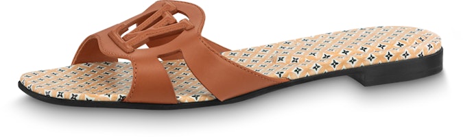 (Women) Louis Vuitton Isola Slip-On 'Brown Leather' 1ABU5A (Women) Louis Vuitton Isola Slip-On 'Brown Leather' 1ABU5A
