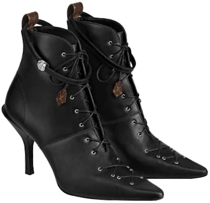 (Women) Louis Vuitton Janet Ankle Boot 'Black' 1A57NB Lookbook (Women) Louis Vuitton Janet Ankle Boot 'Black' 1A57NB