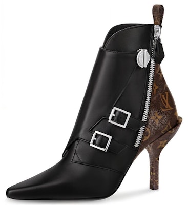 (Women) Louis Vuitton Janet Ankle Boot 'Black Calfskin' 1A586V Buy (Women) Louis Vuitton Janet Ankle Boot 'Black Calfskin' 1A586V