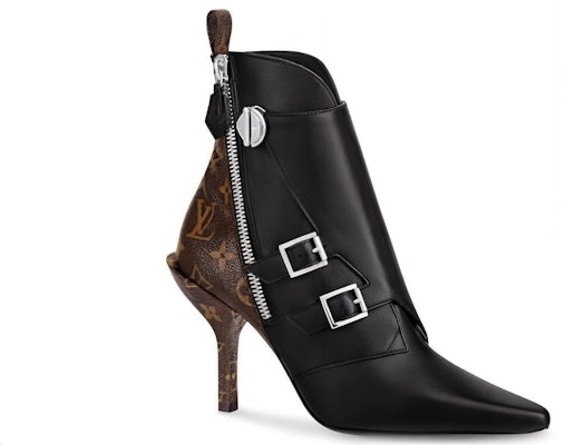 (W) Louis Vuitton Janet Ankle Boot 'Kulit Anak Lembu Hitam' 1A586V Order (W) Louis Vuitton Janet Ankle Boot 'Kulit Anak Lembu Hitam' 1A586V