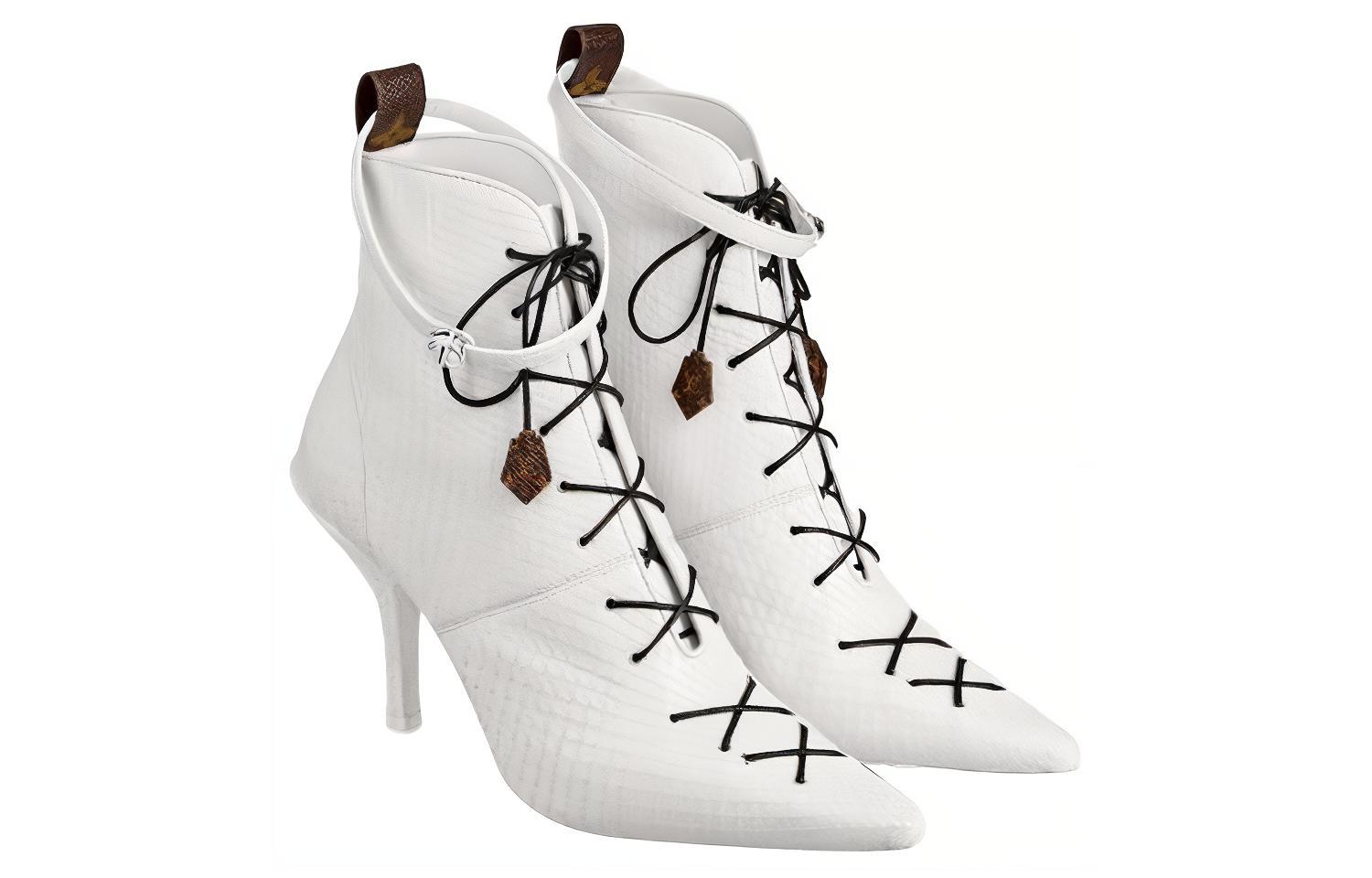 (W) LV Janet Ankle Boot 'White Python' 圖 2