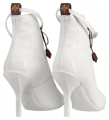 (Women) Louis Vuitton Janet Ankle Boot 'White Python' 1A57H4 Lookbook (Women) Louis Vuitton Janet Ankle Boot 'White Python' 1A57H4