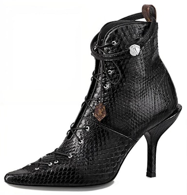 (Women) Louis Vuitton Janet Boot 'Black Leather Lace-up' 1A57HI Buy (Women) Louis Vuitton Janet Boot 'Black Leather Lace-up' 1A57HI