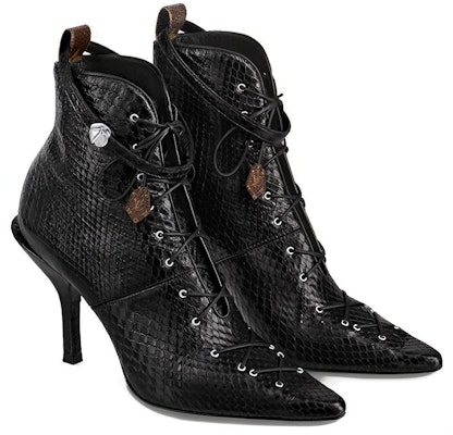 (Women) Louis Vuitton Janet Boot 'Black Leather Lace-up' 1A57HI Order (Women) Louis Vuitton Janet Boot 'Black Leather Lace-up' 1A57HI