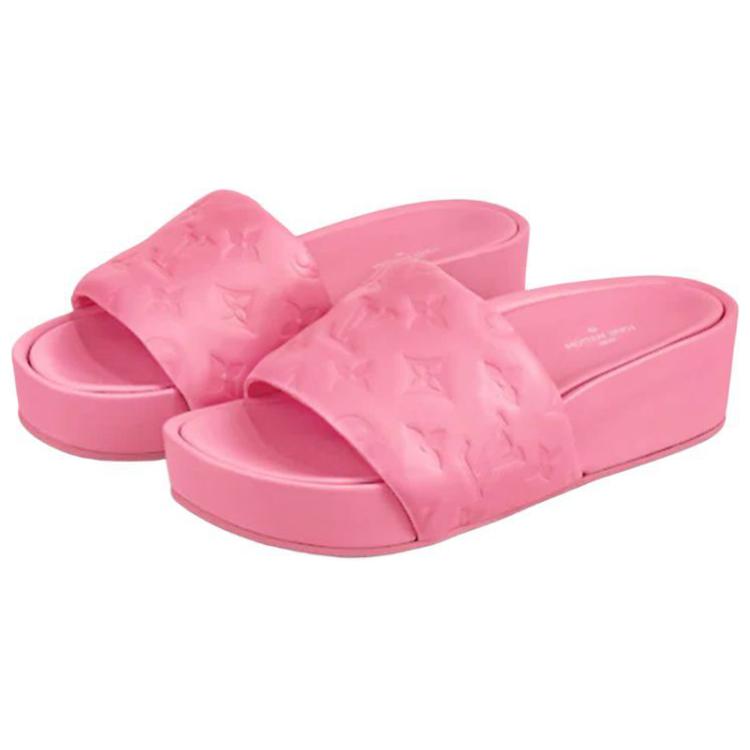 Purchase (Women) Louis Vuitton Jumbo Flatform 'Magenta' 1A8N4B