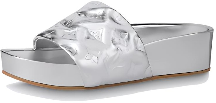 (Women) Louis Vuitton Jumbo Flatform 'Silver' 1A8T21 Buy (Women) Louis Vuitton Jumbo Flatform 'Silver' 1A8T21