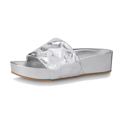 (W) LV Jumbo Flatform 'Silver'