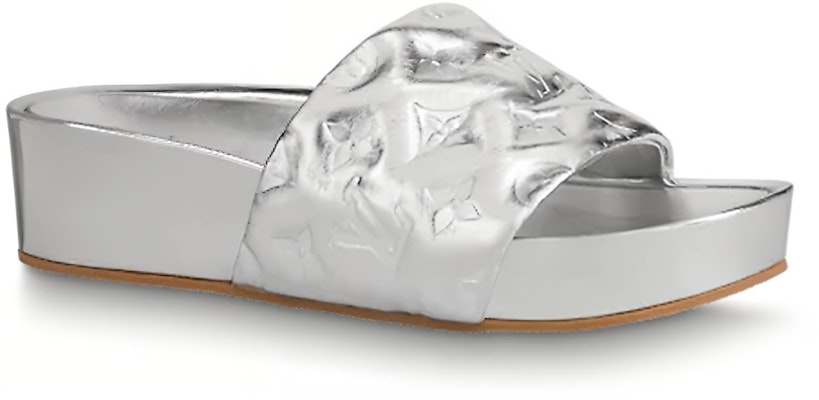 (Women) Louis Vuitton Jumbo Flatform 'Silver' 1A8T21 Order (Women) Louis Vuitton Jumbo Flatform 'Silver' 1A8T21