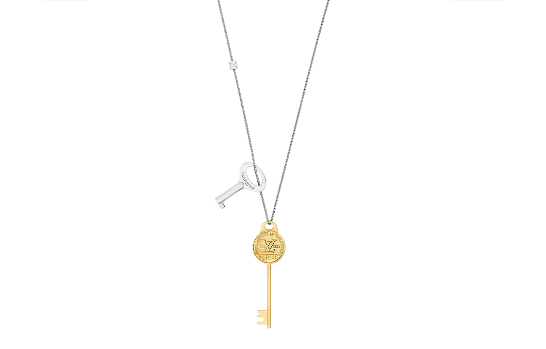 (Women) LOUIS VUITTON Key Necklace Gold/Silver MP2842 圖 2