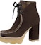 Buy (Women) Louis Vuitton Lace-Up Ankle Boots 'Brown' 1AABAS