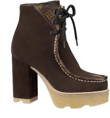 (Women) Louis Vuitton Lace-Up Ankle Boots 'Brown' 1AABAS Order (Women) Louis Vuitton Lace-Up Ankle Boots 'Brown' 1AABAS