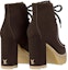 Shop (Women) Louis Vuitton Lace-Up Ankle Boots 'Brown' 1AABAS