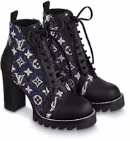 Lookbook (Women) Louis Vuitton Lace-Up Bootie 'Blue Fashion' 1A9PYL