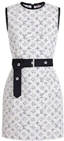(Women) Louis Vuitton Lace-Up Dress in White 1A8KZD (Women) Louis Vuitton Lace-Up Dress in White 1A8KZD
