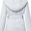 Details for (Women) LOUIS VUITTON Lace-Up Hooded Long-Sleeve Coat Grey 1AGDTF