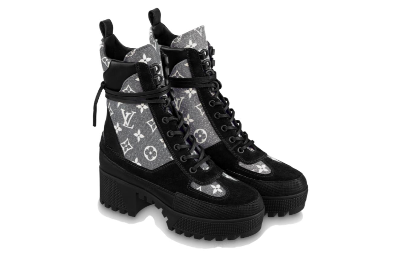 Shop (W) Bota Louis Vuitton Laureate 'Black Comfort Casual'. 1AB2X4