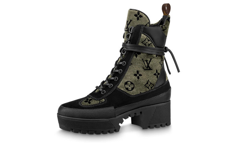 (Women) Louis Vuitton Laureate 'Green Suede' 1AADKZ