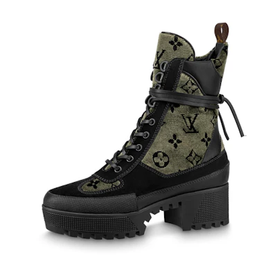 (W) LV Laureate 'Green Suede'