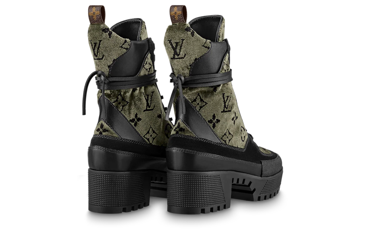 Shop (W) Louis Vuitton Laureate 'Suede Hijau' 1AADKZ