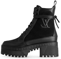 (Women) Louis Vuitton Laureate Boot 'Black Canvas' 1AC7RU (Women) Louis Vuitton Laureate Boot 'Black Canvas' 1AC7RU