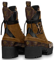 Purchase (Women) Louis Vuitton Laureate boots 'Brown yellow' 1A5NO9
