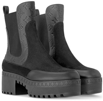 (Women) Louis Vuitton Laureate Chelsea Boot 'Black Calfskin' 1AC7W0 Lookbook (Women) Louis Vuitton Laureate Chelsea Boot 'Black Calfskin' 1AC7W0