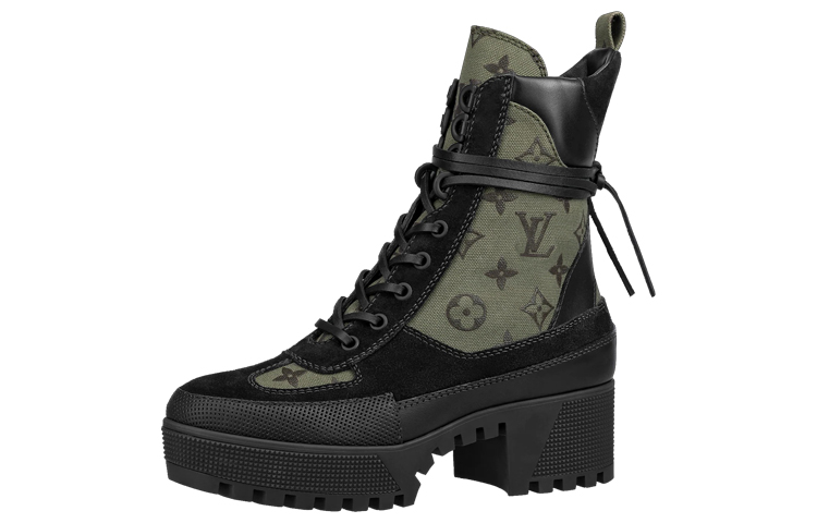 Buy (W) Louis Vuitton Laureate Plataforma 'Negro Verde' 1A8G26