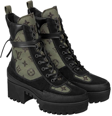 (Women) Louis Vuitton Laureate Platform 'Black Green' 1A8G26 Lookbook (Women) Louis Vuitton Laureate Platform 'Black Green' 1A8G26