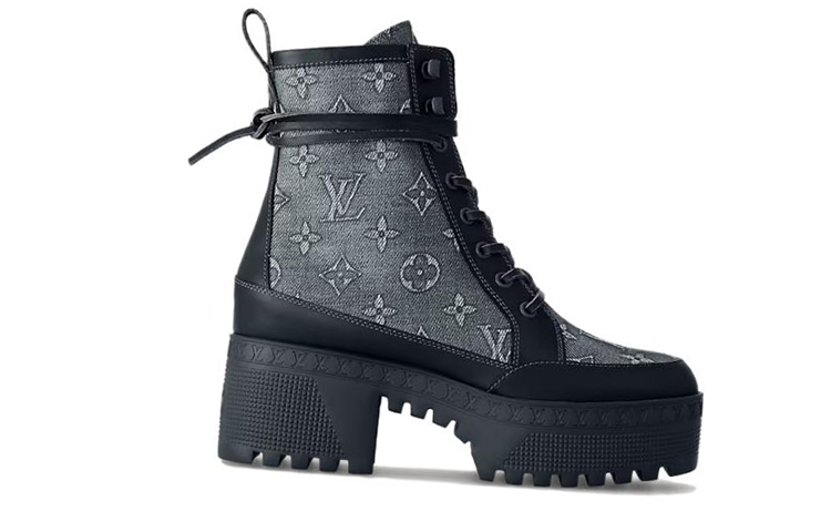 Order (Women) Louis Vuitton Laureate Platform Desert Boot 'Black' 1ACL3Y