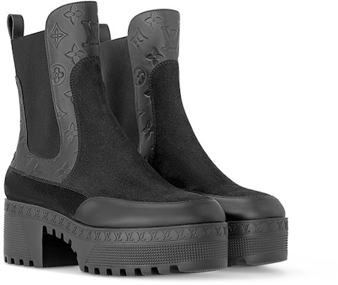(Women) Louis Vuitton Laureate Platform Desert Boot 'Black Suede' 1AC7VY Lookbook (Women) Louis Vuitton Laureate Platform Desert Boot 'Black Suede' 1AC7VY