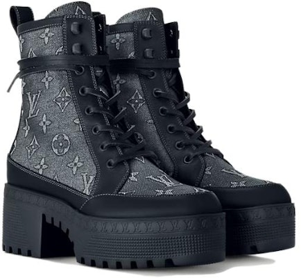 (Women) Louis Vuitton Laureate Platform Desert Boot 'Black' 1ACL3Y Lookbook (Women) Louis Vuitton Laureate Platform Desert Boot 'Black' 1ACL3Y
