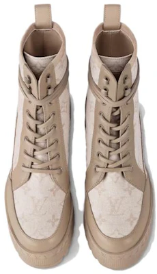 (W) Boot Louis Vuitton Laureate Platform Desert 'Beige' 1AC9PR Lookbook (W) Boot Louis Vuitton Laureate Platform Desert 'Beige' 1AC9PR