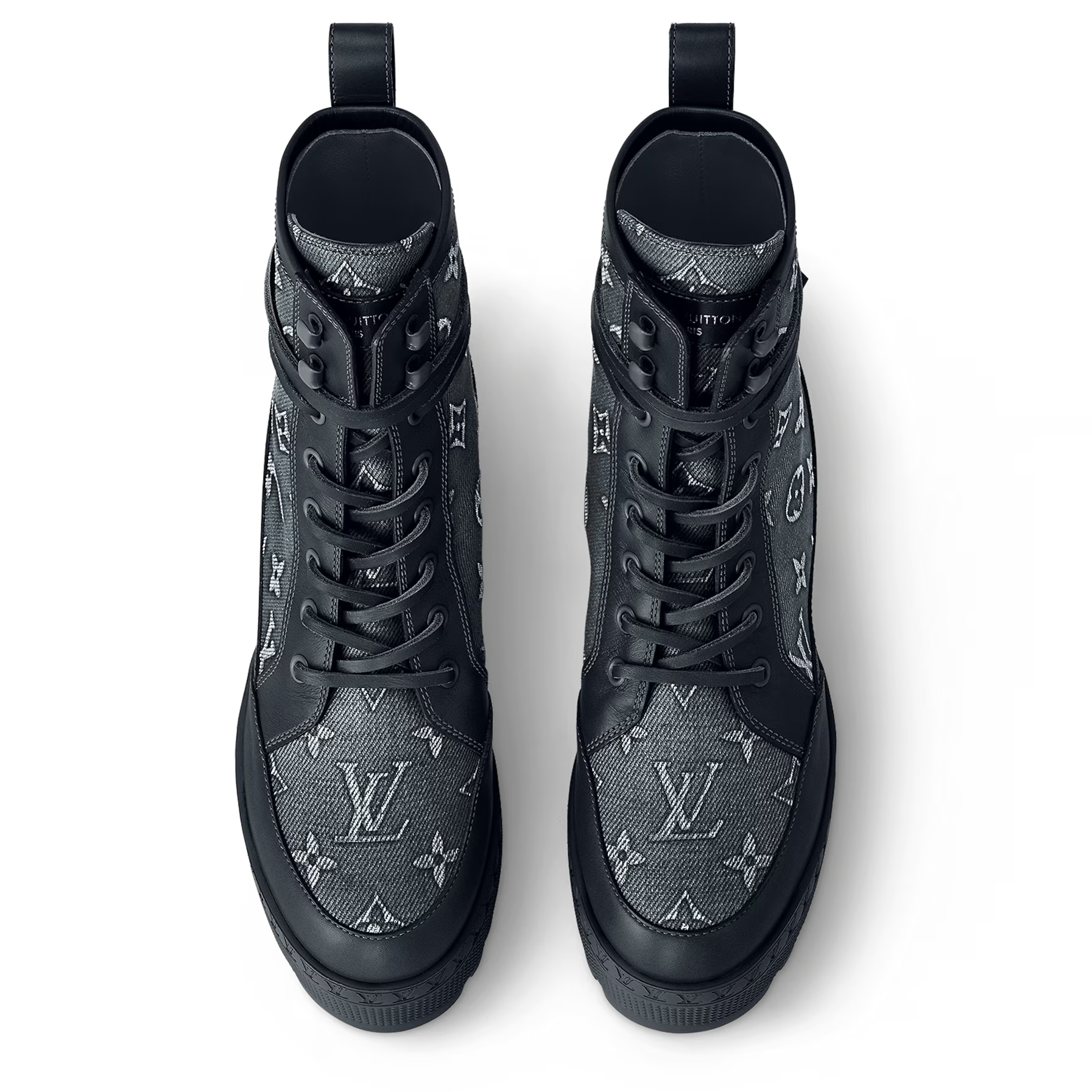 Shop (Women) Louis Vuitton Laureate Platform Desert Boot 'Black' 1ACL3Y
