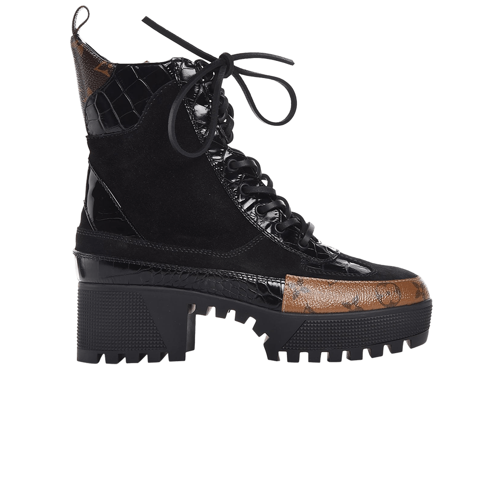 (Women) Louis Vuitton Laureate Platform Dessert Boot 'Black'  1A41QD
