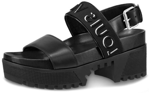 (W) Sandalias de plataforma Louis Vuitton LAUREATE 'Negro' 1A4X2M Buy (W) Sandalias de plataforma Louis Vuitton LAUREATE 'Negro' 1A4X2M