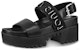 (W) Sandal Platform Louis Vuitton LAUREATE 'Hitam' 1A4X2M