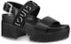 (W) Sandal Platform Louis Vuitton LAUREATE 'Hitam' 1A4X2M
