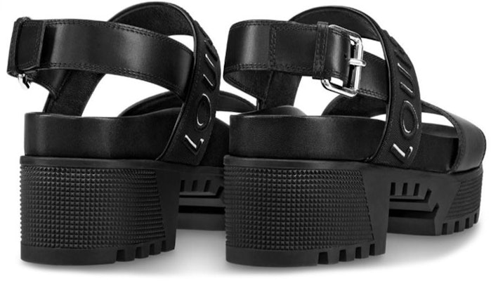 (W) Sandalias de plataforma Louis Vuitton LAUREATE 'Negro' 1A4X2M Lookbook (W) Sandalias de plataforma Louis Vuitton LAUREATE 'Negro' 1A4X2M
