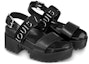 Lookbook (W) Sandal Platform Louis Vuitton LAUREATE 'Hitam' 1A4X2M