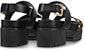 (W) Sandal Platform Louis Vuitton LAUREATE 'Monogram Hitam' 1A4W22