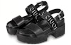Shop (W) Sandal Platform Louis Vuitton LAUREATE 'Hitam' 1A4X2M