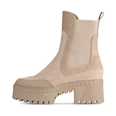(W) LV Leather Chelsea Boot 'Wheat Brown'