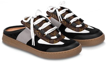 (W) Sandal Rata Kulit Louis Vuitton 'Hitam Kelabu Coklat' 1ABGYV Lookbook (W) Sandal Rata Kulit Louis Vuitton 'Hitam Kelabu Coklat' 1ABGYV