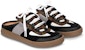 (W) Sandal Rata Kulit Louis Vuitton 'Hitam Kelabu Coklat' 1ABGYV