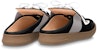 (W) Sandal Rata Kulit Louis Vuitton 'Hitam Kelabu Coklat' 1ABGYV