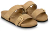 Order (Women) Louis Vuitton Leather Flat Slide 'Brown' 1ABOYH